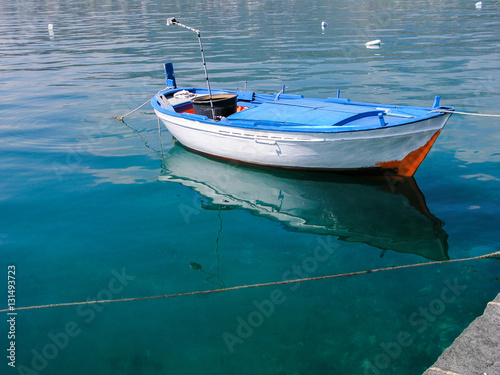 Naxos Fischerboot im Hafen