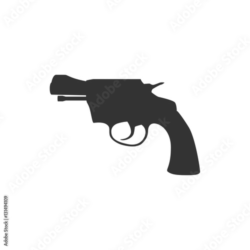 Vector revolver icon