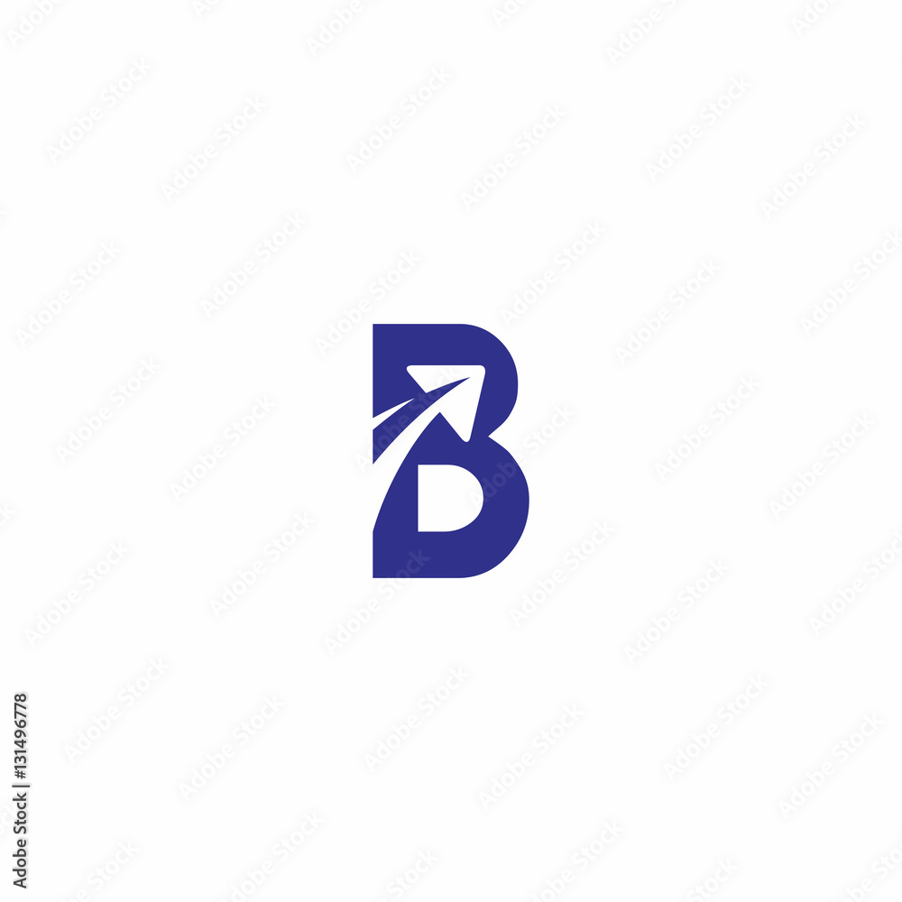 Letter B Travel Logo Letter B Travel Logo