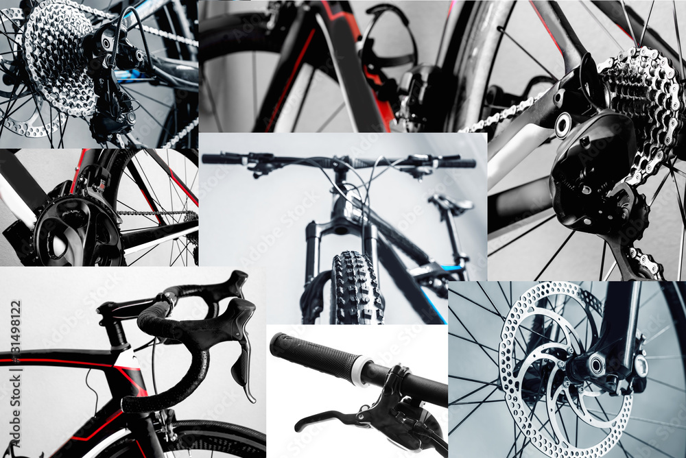 Fototapeta premium frame bike parts