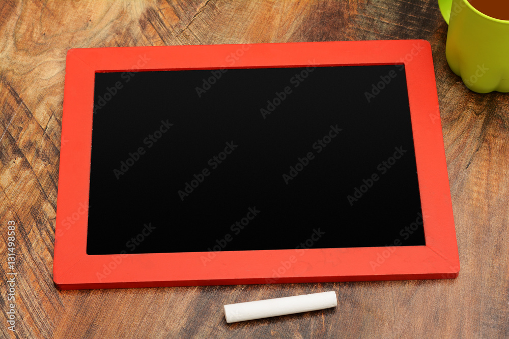 Slate blackboard empty with copy space Slate blackboard empty with copy space