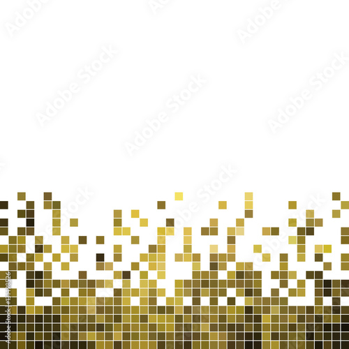 abstract vector square pixel mosaic background