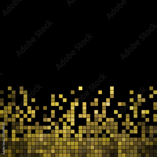 abstract vector square pixel mosaic background