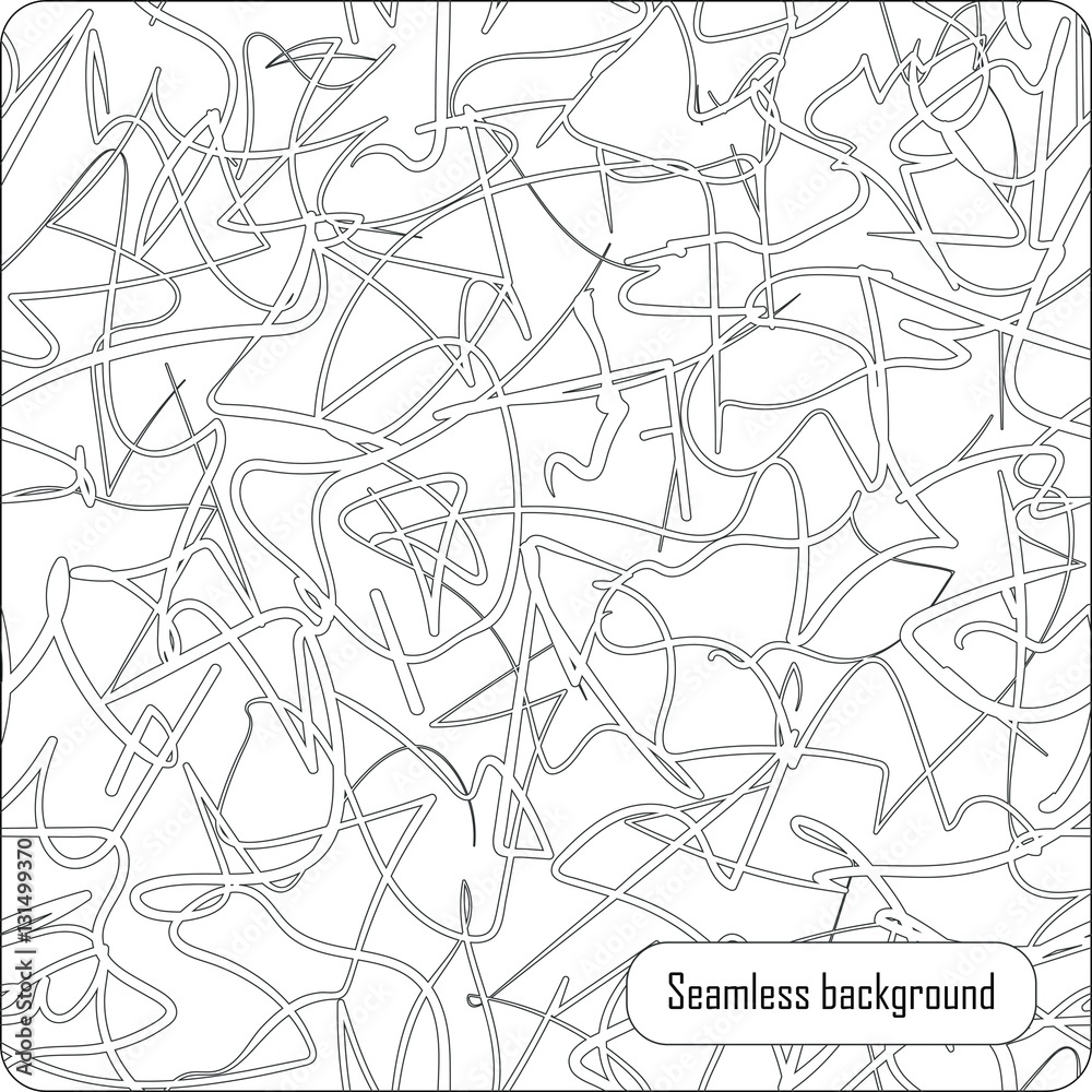 Seamless vector scribble pattern. Seamless vector scribble pattern.