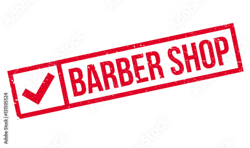 Barber shop stamp