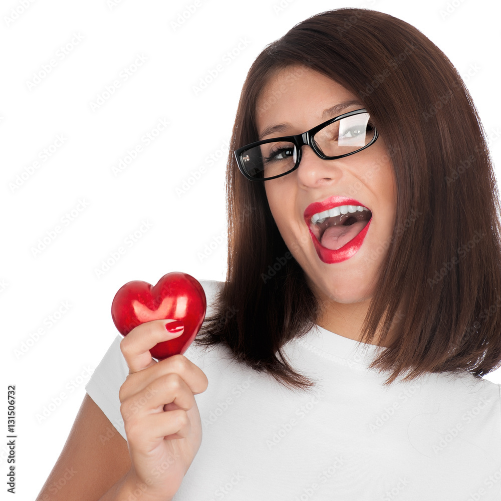 Hand showing heart Hand showing heart