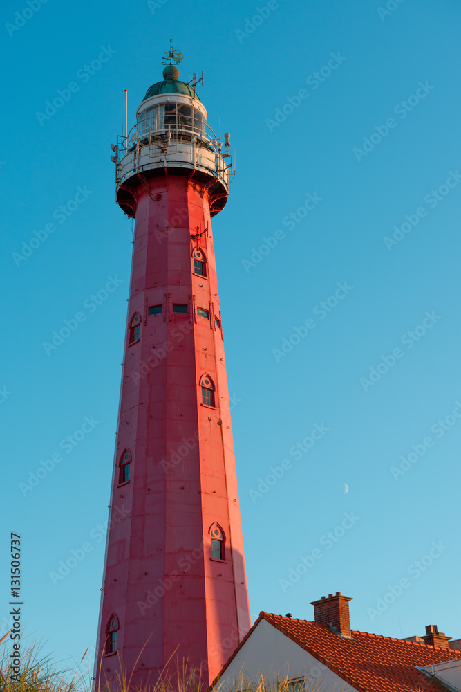 Lighthouse in Scheveningen, Netherlands