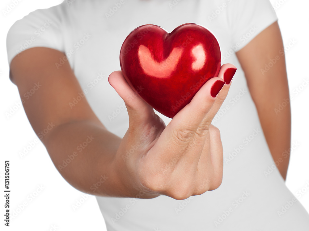 Obraz premium Hand showing heart