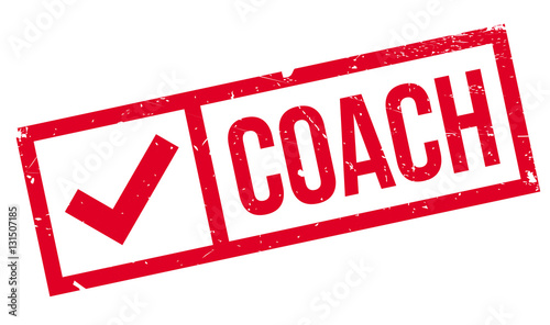 Coach rubber stamp