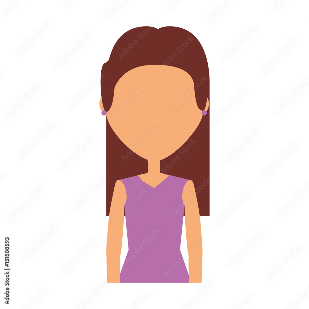 young woman avatar character vector illustration design young woman avatar character vector illustration design