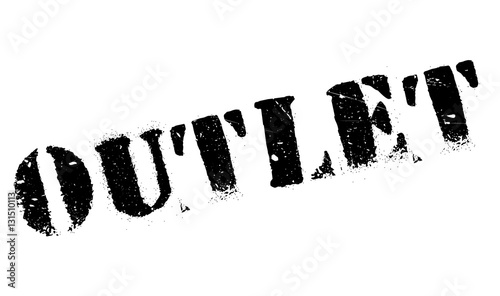 Outlet rubber stamp