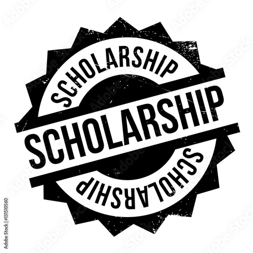 Scholarship rubber stamp