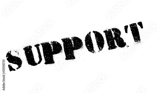 Support rubber stamp
