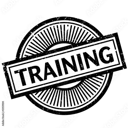 Training rubber stamp