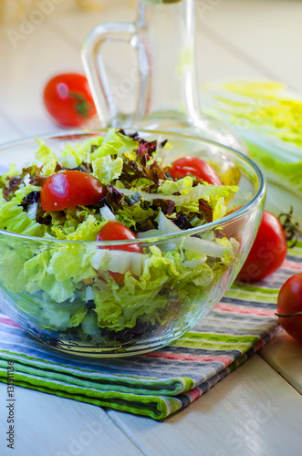 Diet vegetable salad