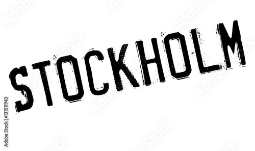 Photography Stockholm stamp rubber grunge