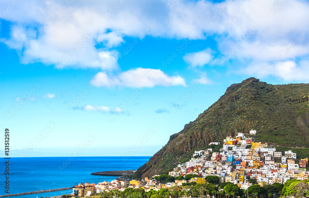 Beautiful view on San Andres near Santa Cruz de Tenerife, Canary Islands