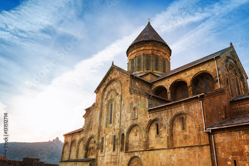 Svetitskhoveli Orthodox Cathedral in Mtskheta, Georgia © photoaliona
