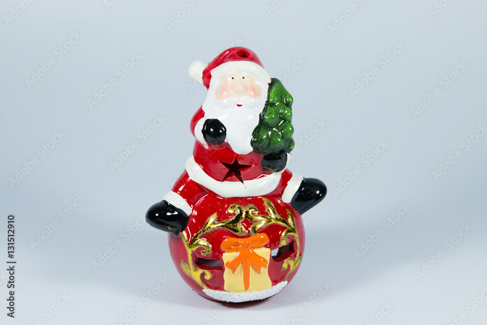 Christmas theme: Santa Claus with presents. Isolated over white background. Christmas theme: Santa Claus with presents. Isolated over white background.