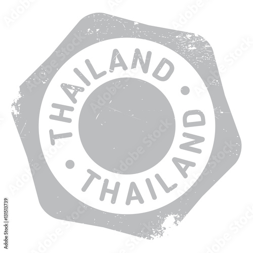 Thailand stamp rubber grunge