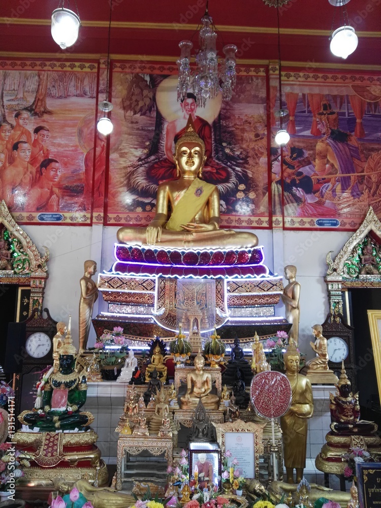 Buddha statue at temple Thailand