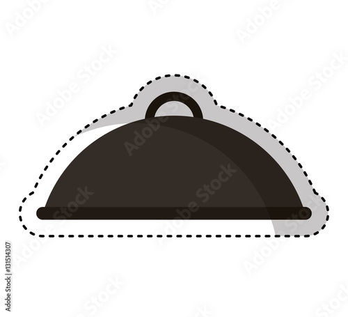 tray server isolated icon vector illustration design
