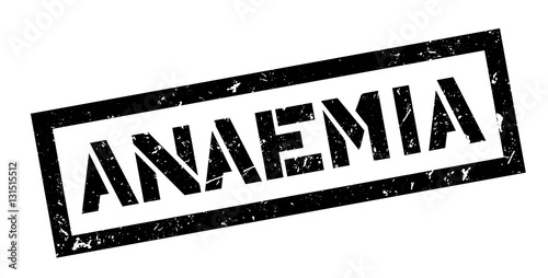 Anaemia rubber stamp