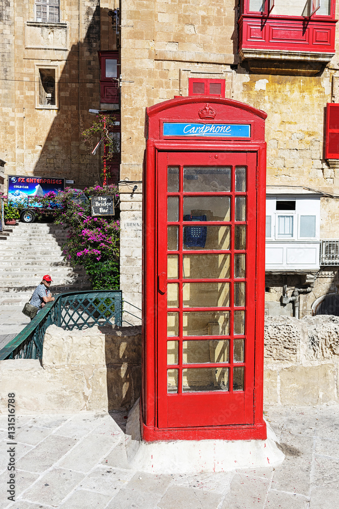 Fototapeta premium Vintage call box