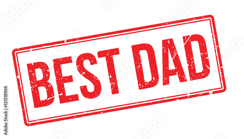 Best Dad rubber stamp
