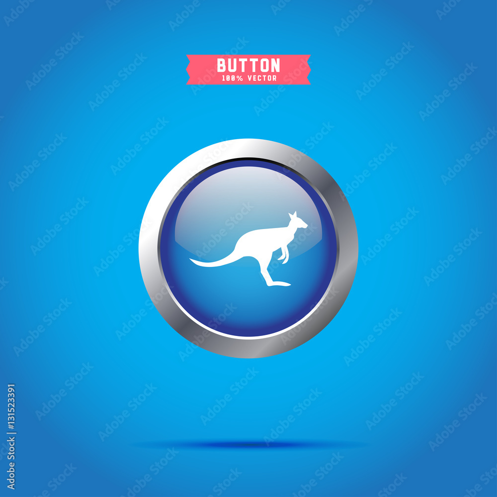 Obraz premium kangaroo icon. vector illustration