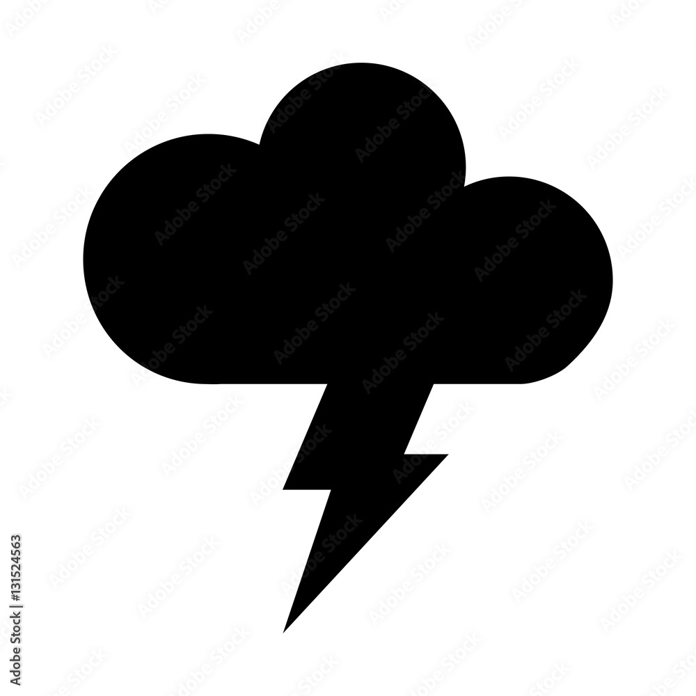cloud with ray climate sign isolated icon vector illustration design cloud with ray climate sign isolated icon vector illustration design