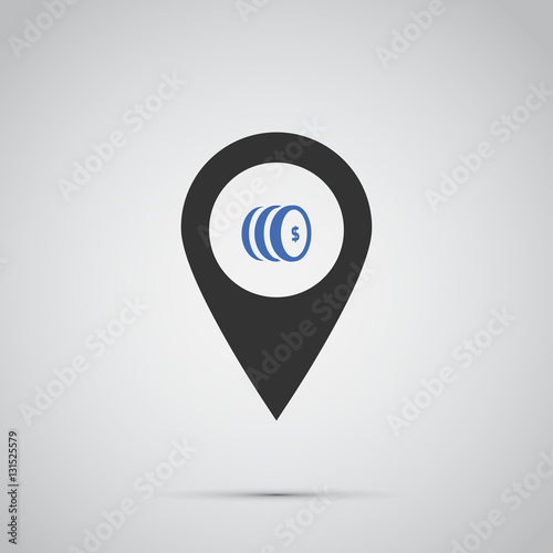 coin icon. vector illustration Free Download coin icon. vector illustration - GFXLoad