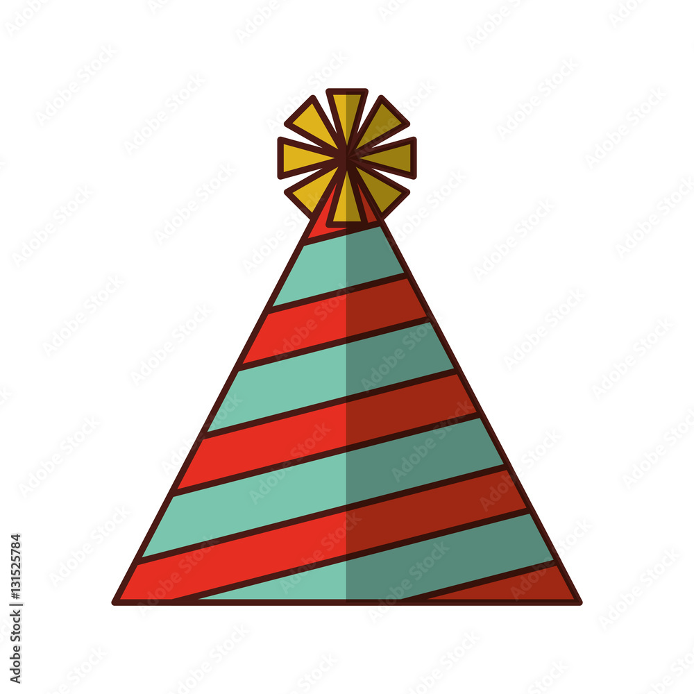 funny hat party isolated icon vector illustration design funny hat party isolated icon vector illustration design