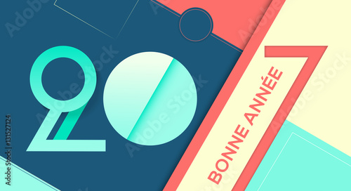 Carte de Voeux 2017. Bonne Année