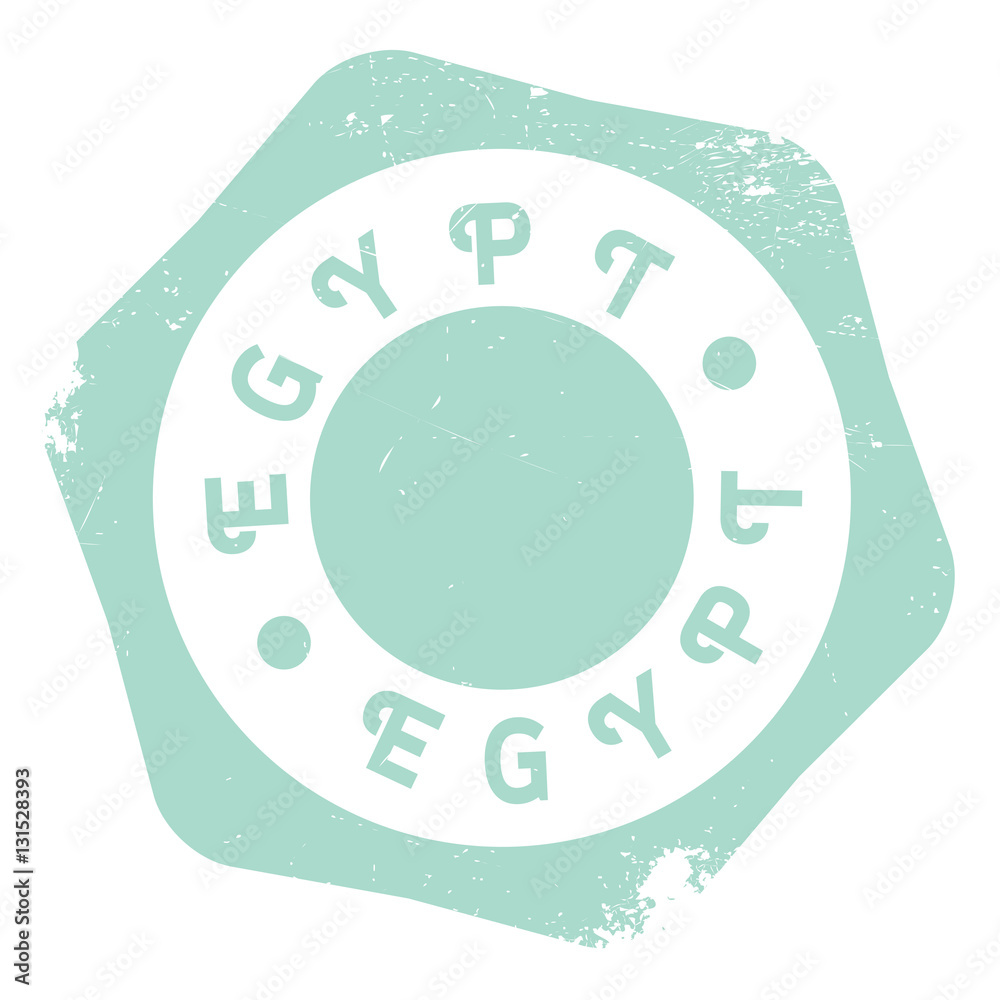 Fototapeta premium Egypt stamp rubber grunge