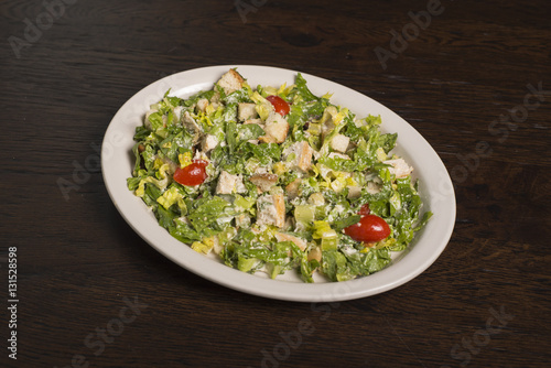 Caesar salad plate