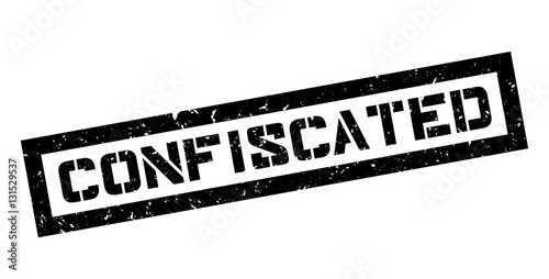 Confiscated rubber stamp