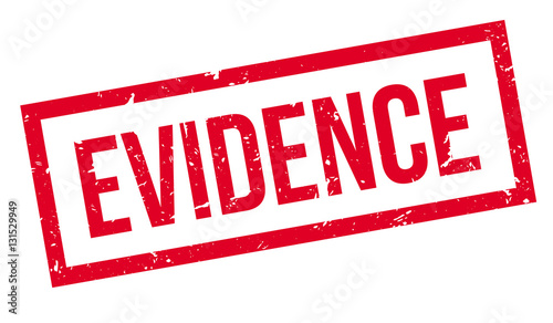 Evidence rubber stamp