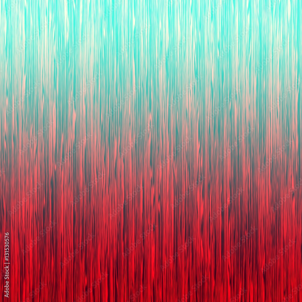 Red blue ombre striped abstract background. Digitally generated