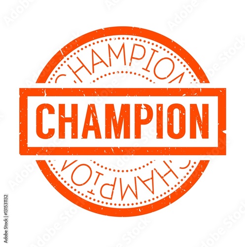 Champion rubber stamp