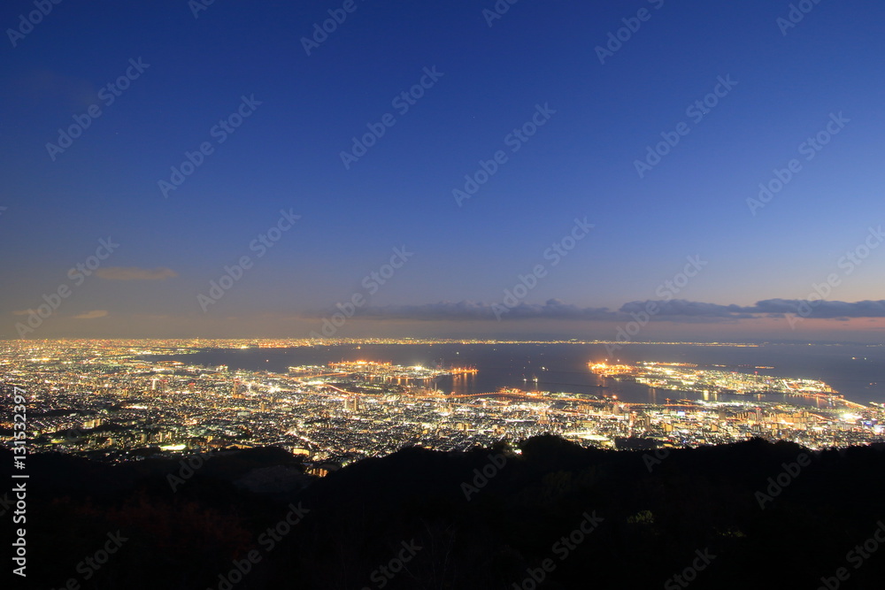 摩耶山から見た神戸の夜景