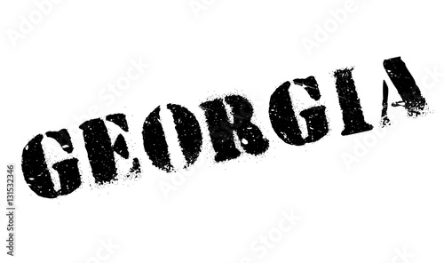 Georgia stamp rubber grunge