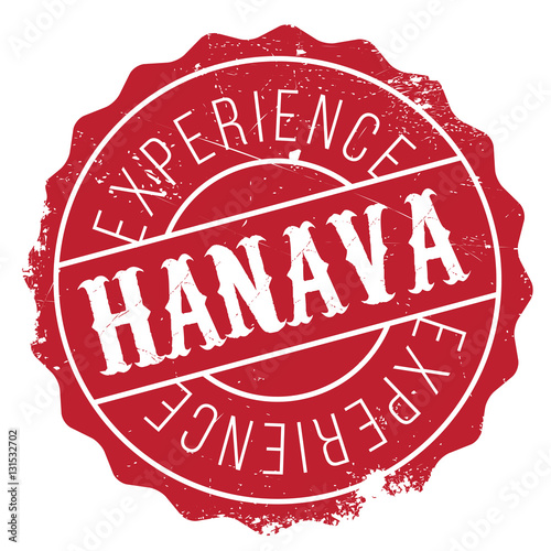 Hanava stamp rubber grunge