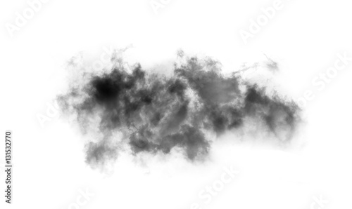black clouds on white background