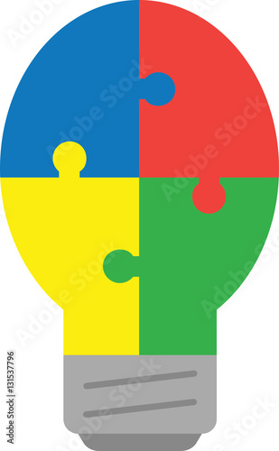Puzzle light bulb