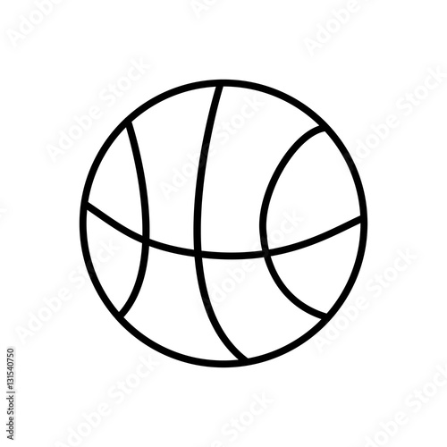 basketball icon illustration design