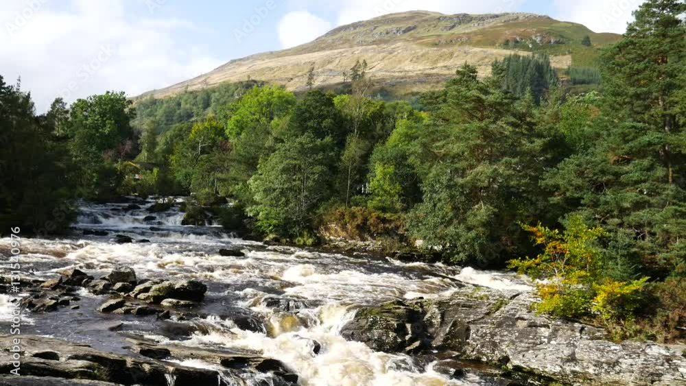 The Falls of Dochart are on the River Dochart at Killin in Stirling (formally in Perthshire), Scotland at the western end of Loch Tay.
The Falls of Dochart are on the River Dochart at Killin in Stirling (formally in Perthshire), Scotland at the western end of Loch Tay.