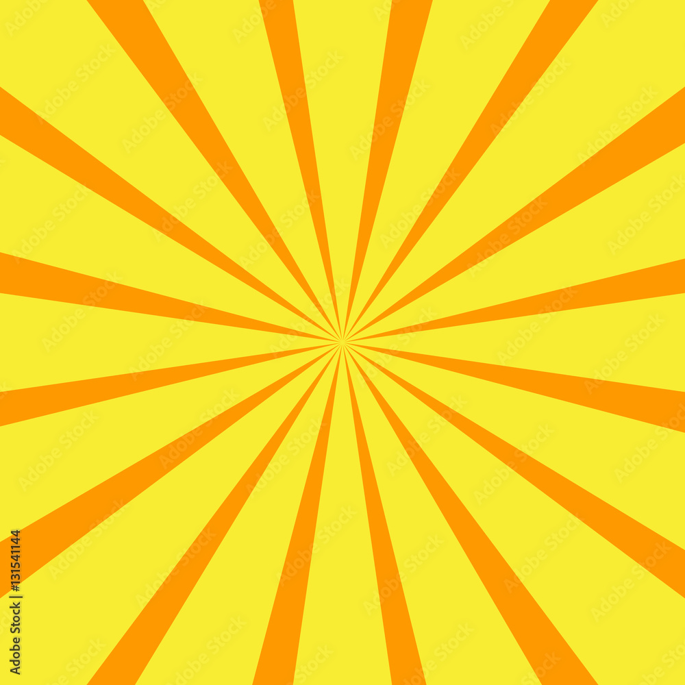 Retro orange background ray Retro orange background ray