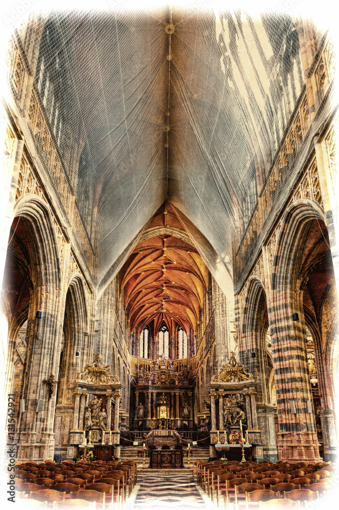 Saint Hubrt's Church Interior