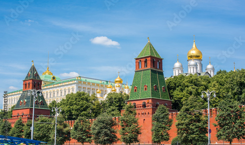 Kremlin, view from the river, Moscow Russia photo